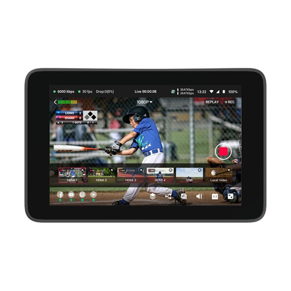 YoloLiv YoloBox Ultra, Sistem all-in-one, 4K video, 4 HDMI inputs, ISO Recording, 8" LCD touchscreen, 8h baterie
