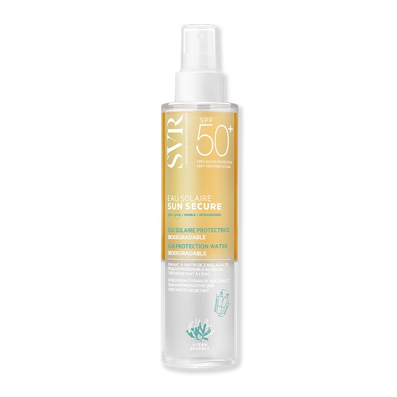 Apa solara biodegradabila Sun Secure SPF50+, 200 ml, SVR