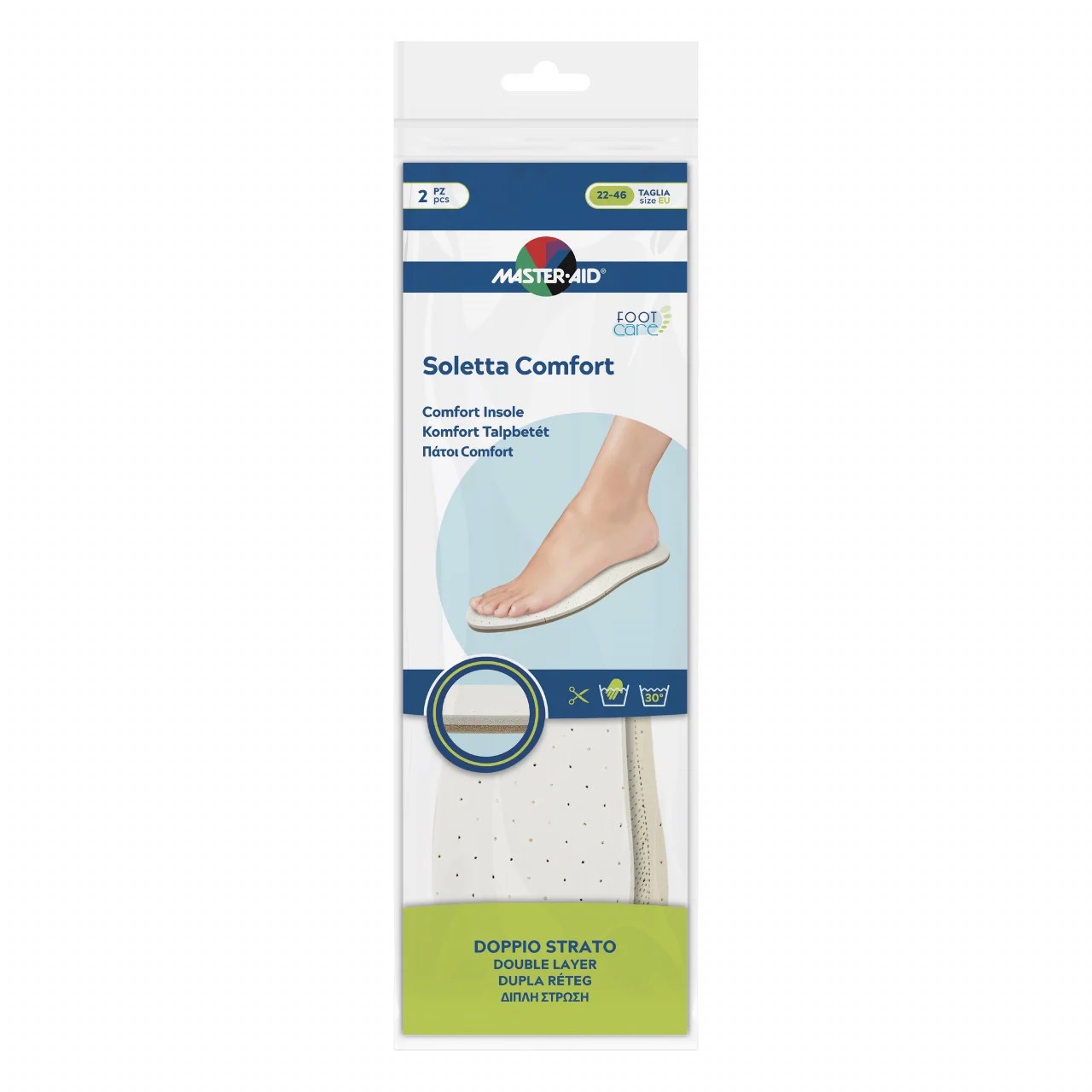 Brant Comfort din spuma, 2 straturi, 2 bucati, Foot Care