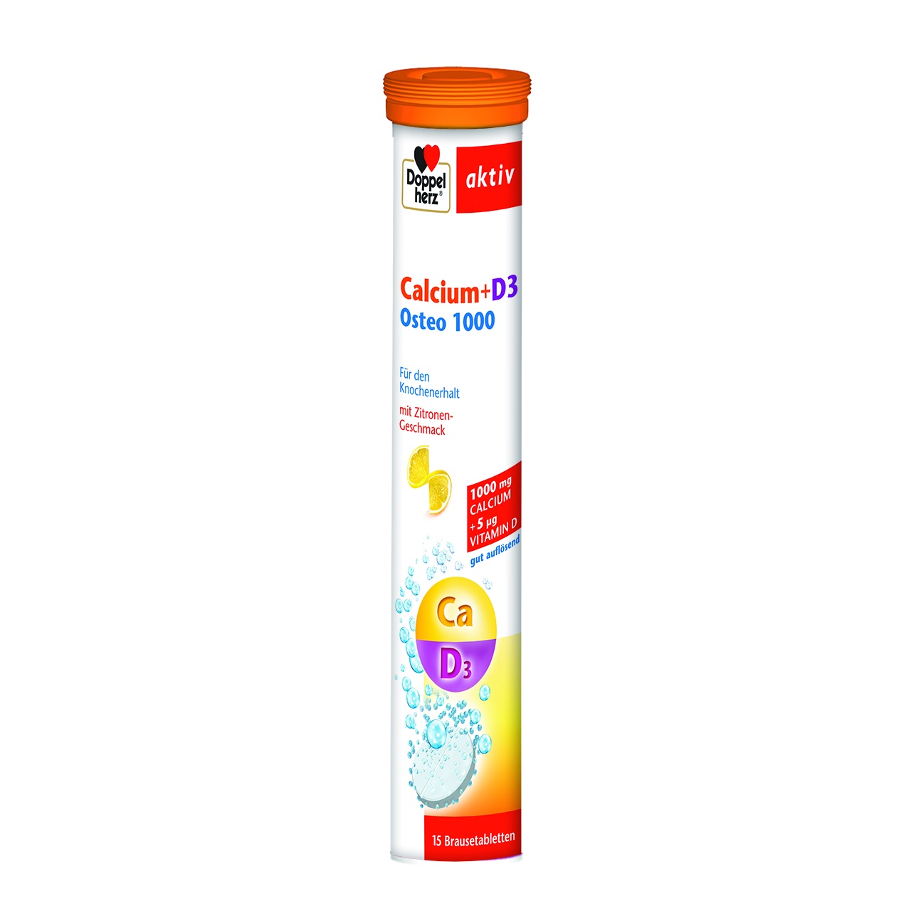 Calciu + D3 Osteo 1000 Aktiv, 15 comprimate, Doppelherz