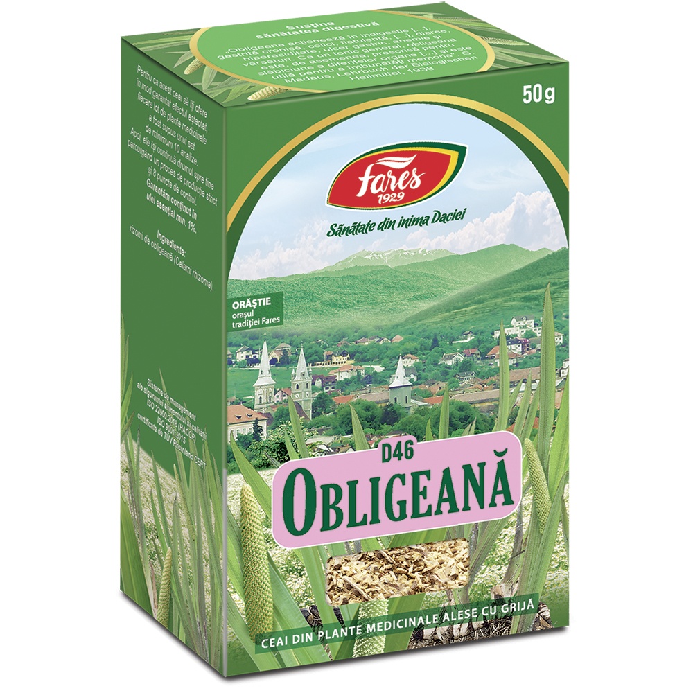Ceai obligeana, 50g, Fares