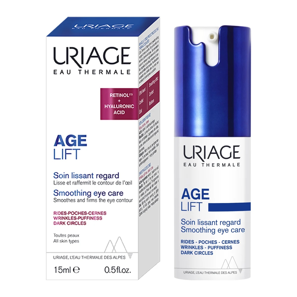 Crema contur de ochi pentru lifting si fermitate Age Lift, 15ml, Uriage