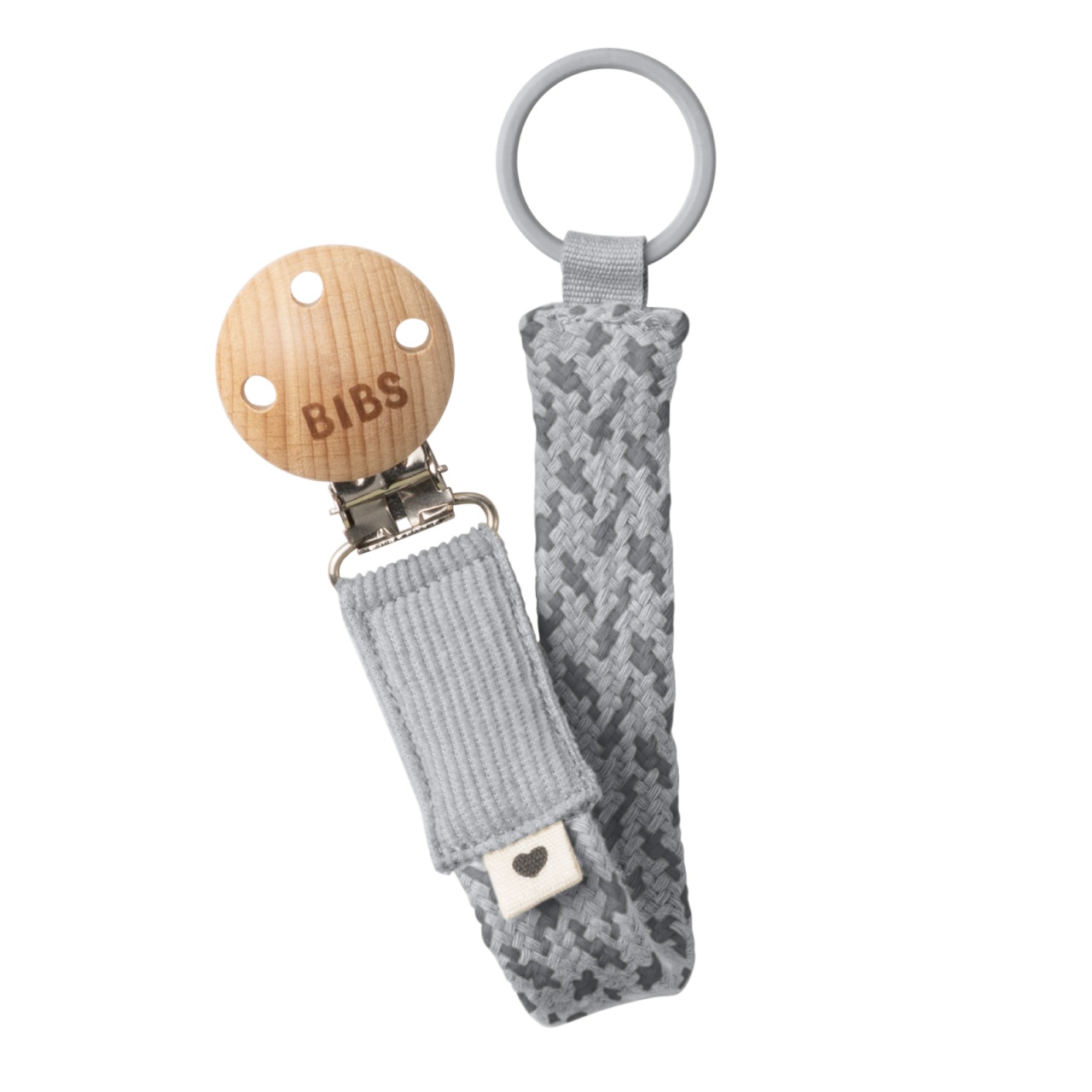 Lantisor clip pentru suzeta, Cloud - Iron, Bibs 9401102