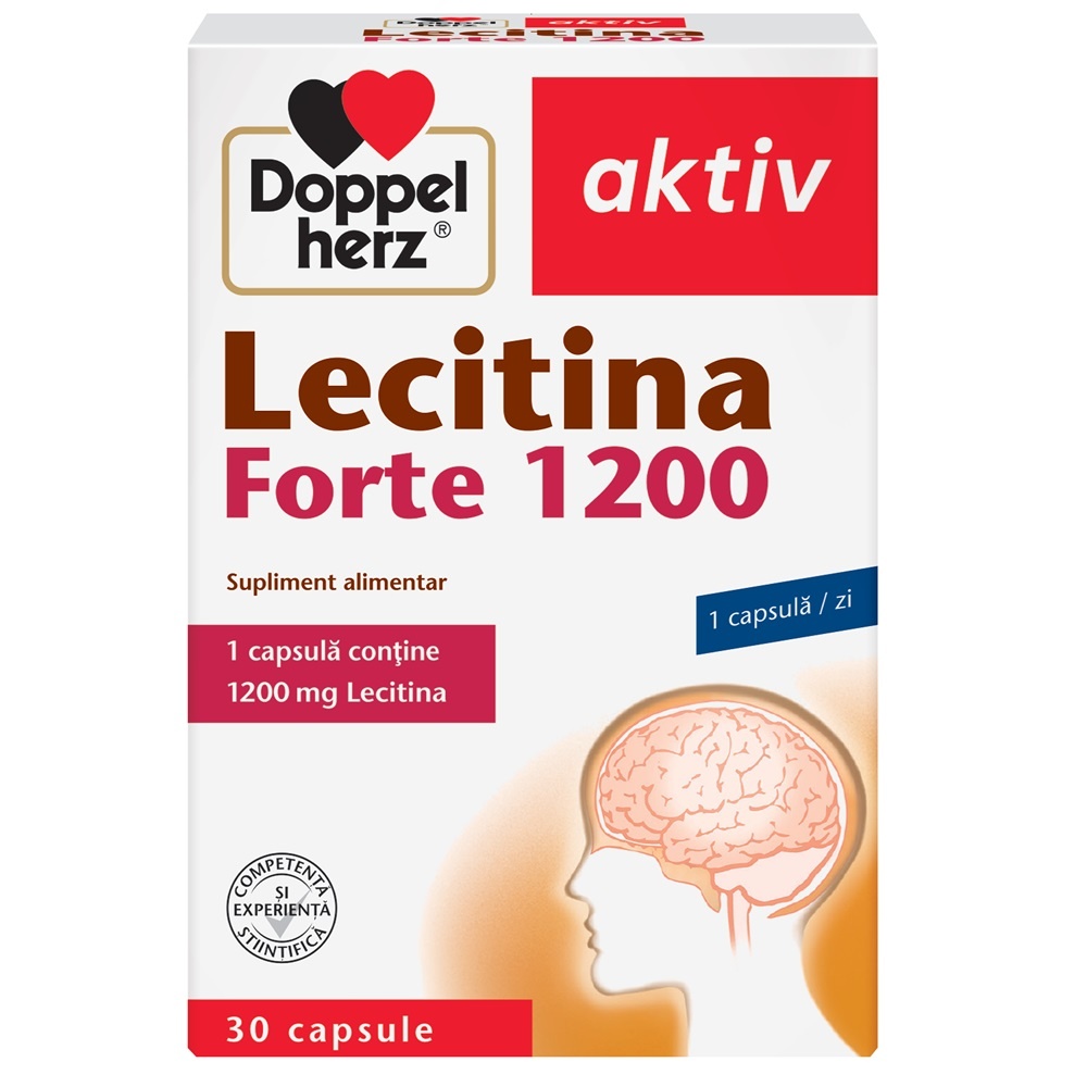 Lecitina Forte 1200mg, 30 capsule, Doppelherz