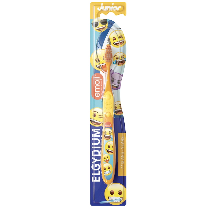 Periuta de dinti Junior Emoji, 7-12ani, Elgydium