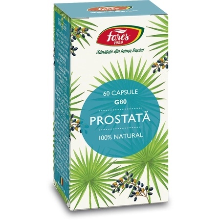 Prostata G80, 60 capsule, Fares