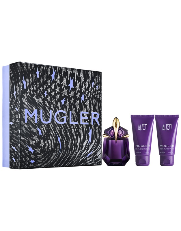 Set Alien Apa de parfum 30 ml + Lotiune de Corp 50 ml + Gel de Dus 50 ml, Mugler