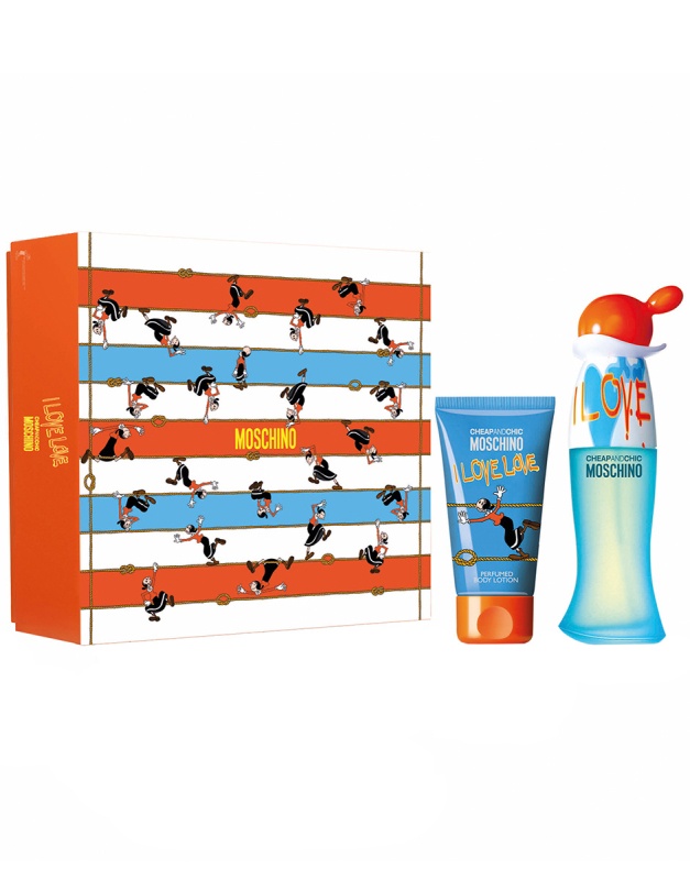 Set Cheap & Chic I Love Love Apa de toaleta 30 ml si lotiune de corp 50 ml, Moschino