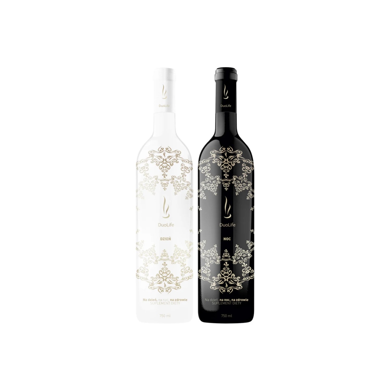 Set Day and Night - Suplimente lichide cu substante active din fructe, 750ml, 2 bucati, DuoLife