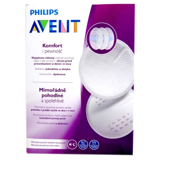 Tampoane pentru sani Ultra Confort SCF254/13, 100 bucati, Philips Avent