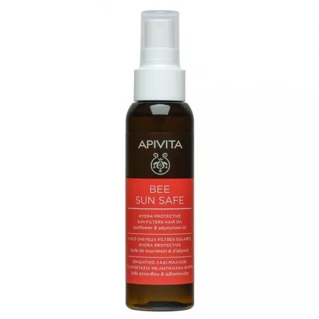 Ulei protector pentru par Bee Sun Safe Travel, 100 ml, Apivita