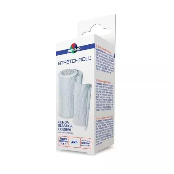 Bandaj elastic autoadeziv Stretchroll Master-Aid, 4mx6cm, Pietrasanta Pharma