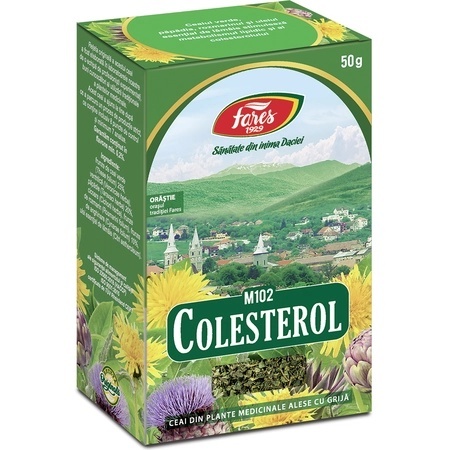 Ceai Colesterol M102, 50 g, Fares