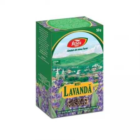 Ceai de lavanda, 50 g, Fares
