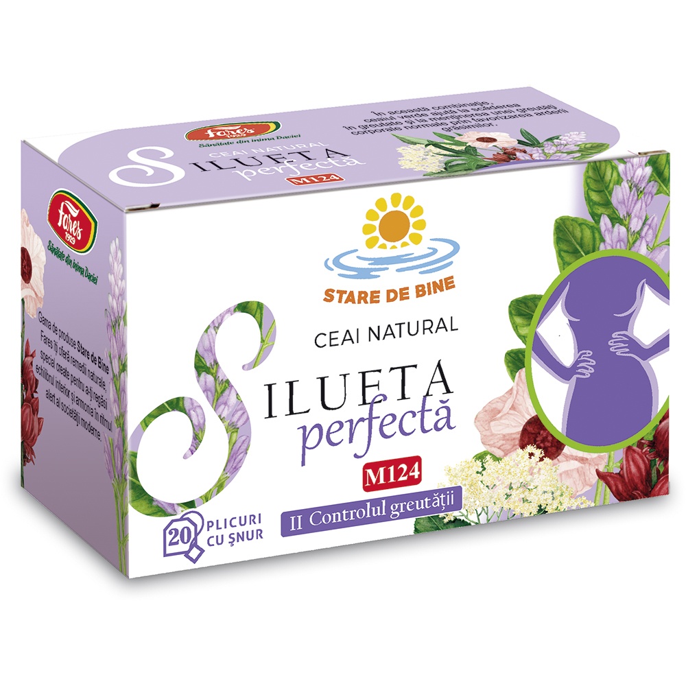Ceai Silueta perfecta 2 controlul greutatii, 20 plicuri