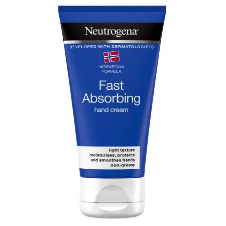 Crema pentru maini Uscare Rapida, 75 ml, Neutrogena