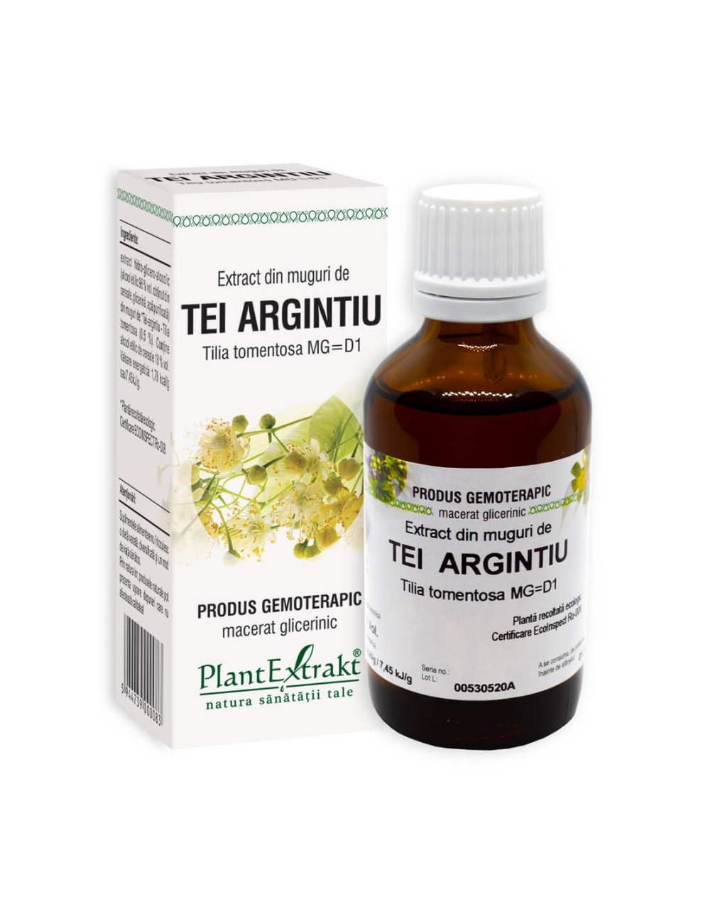 Extract din muguri de Tei Argintiu, 50 ml, Plant Extrakt