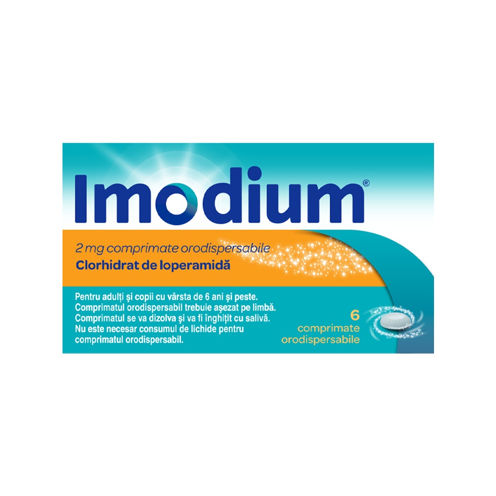 Imodium 2 mg, 6 comprimate orodispersabile, Kenvue