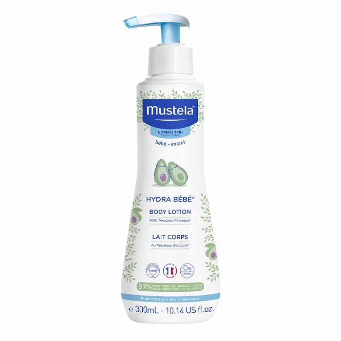 Lotiune de corp hidratanta pentru piele normala Hydra Bebe, 300ml, Mustela