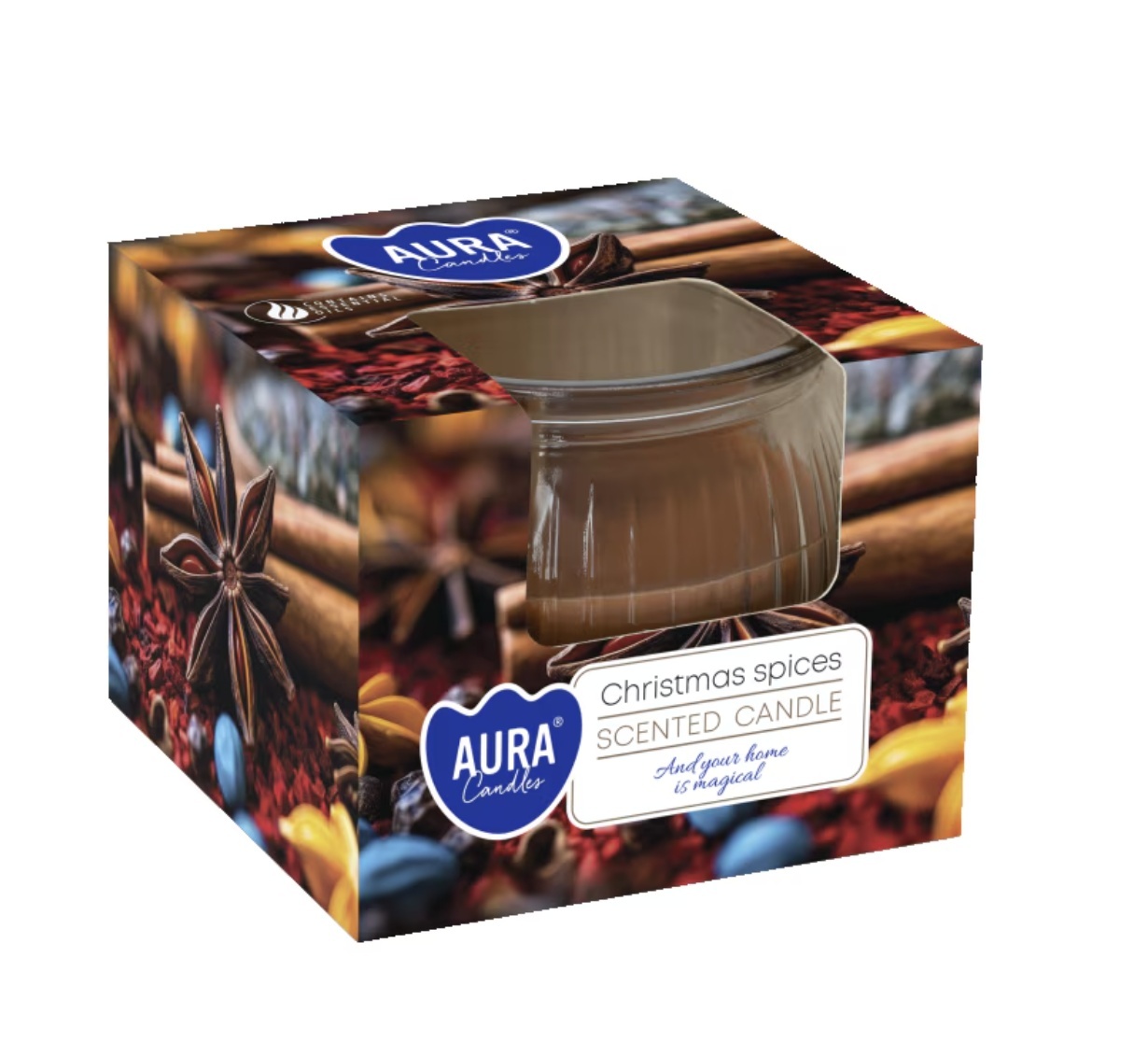 Lumanare Ornamentala Parfumata, Christmas Spices
