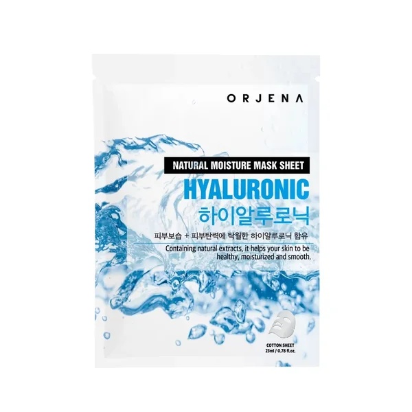 Masca servetel Natural Moisture Hyaluronic Sheet Mask, 25ml, Orjena