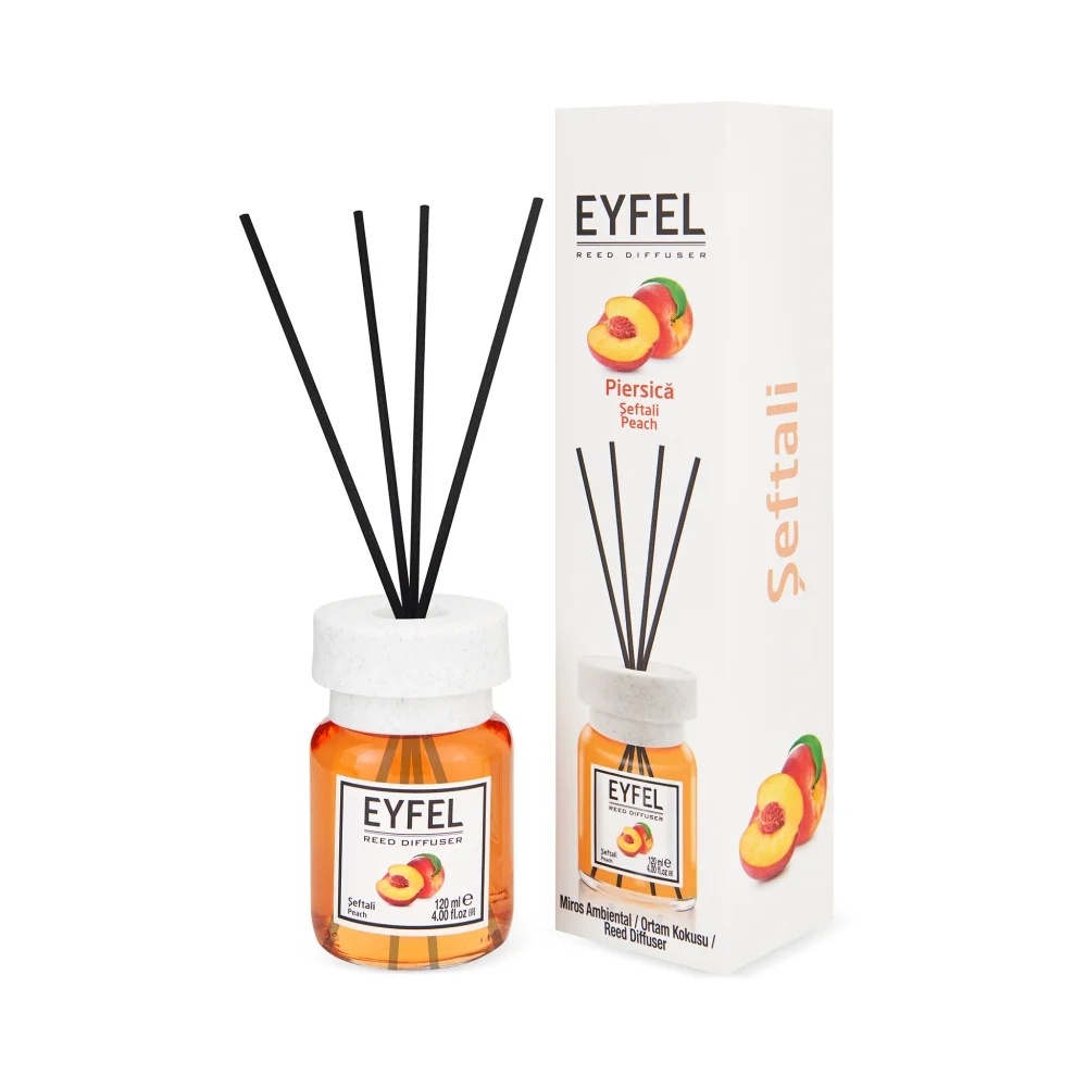 Odorizant de camera cu bete aroma de piersica, 120 ml, Eyfel