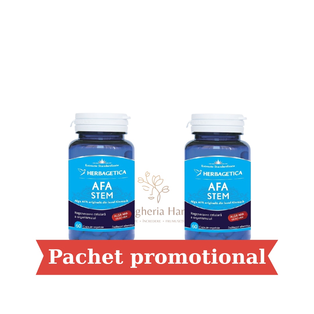 Pachet Afa Stem, 60+60 capsule, Herbagetica