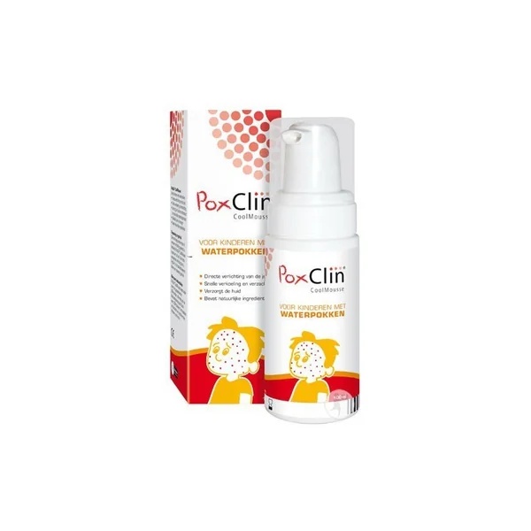 PoxClin spumă răcoritoare pentru vărsat de vânt, 100 ml, Vitalia