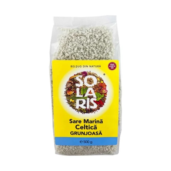 Sare marina grunjoasa celtica, 500g, Solaris