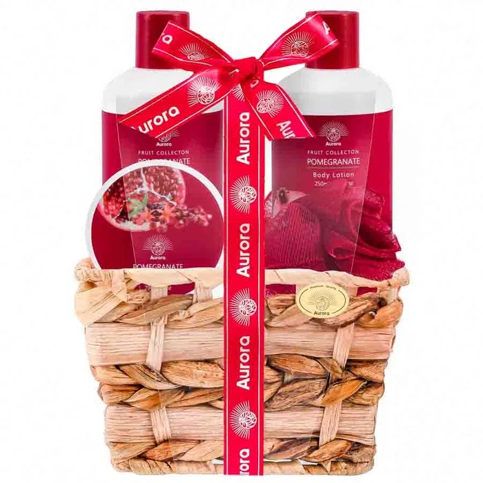 Set cosmetice Pomegranate, 4 produse, Aurora
