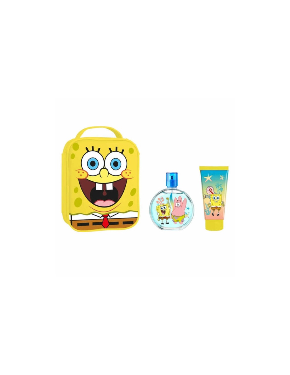 Set Sponge Bob Apa de toaleta 100 ml si gel de dus 100 ml cu rucsac