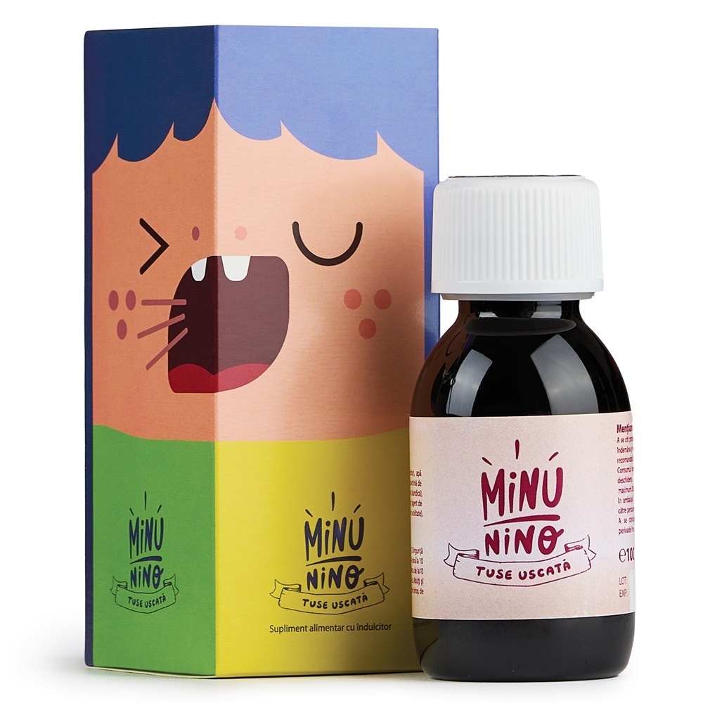 Sirop tuse uscata Minunino, 100ml, Medimow