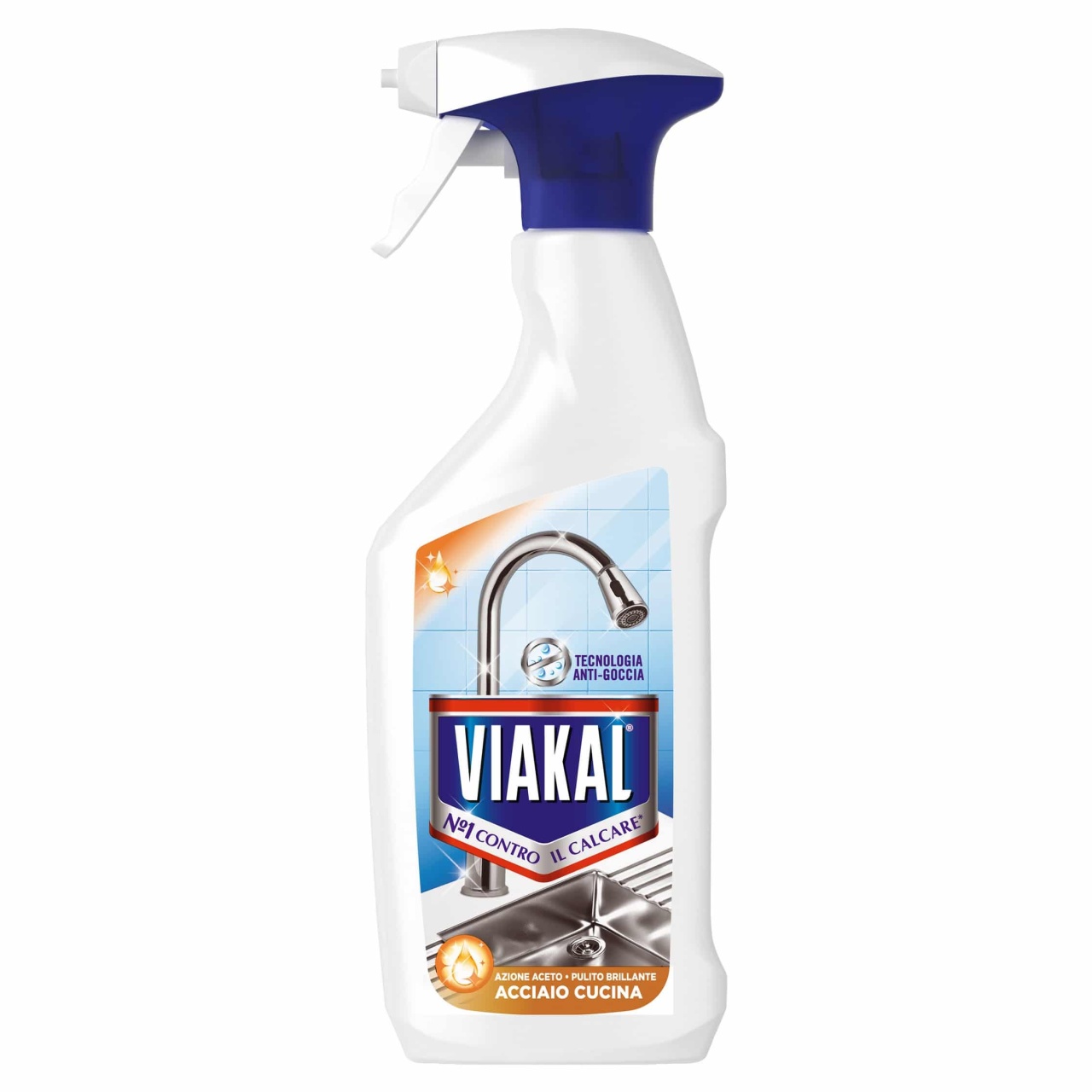 Solutie anticalcar pentru bucatarie cu otet, 470 ml, Viakal