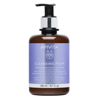 Spuma demachianta pentru fata si ochi, 300 ml, Apivita