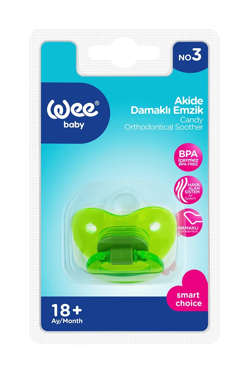 Suzeta din silicon ortodontică nr. 3, cod 113, Wee Baby