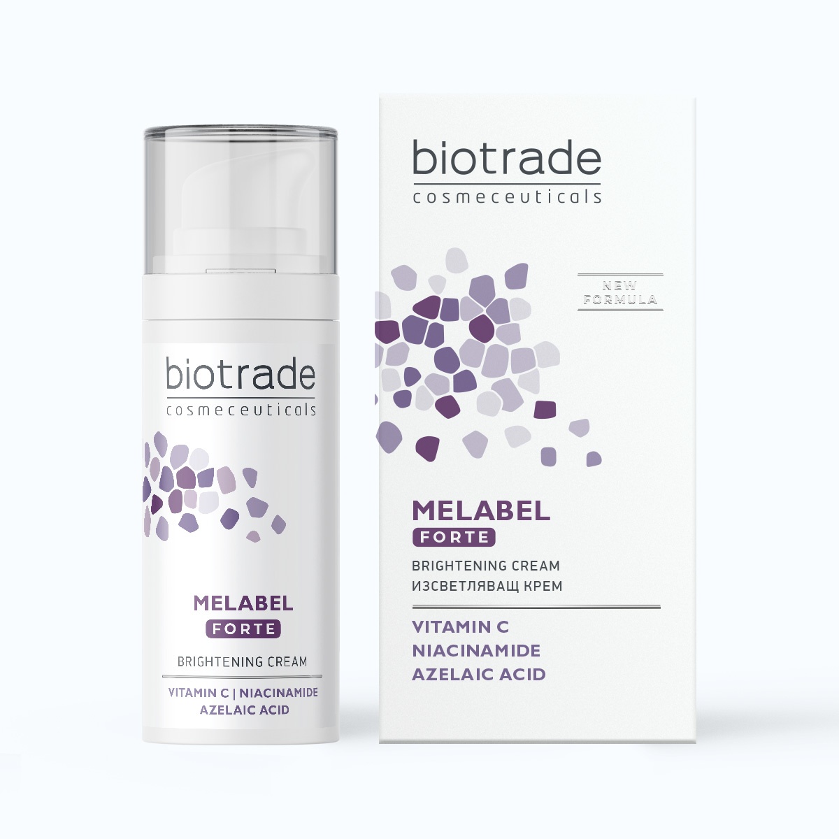 Crema depigmentanta cu tripla actiune Melabel Forte, 30 ml, Biotrade