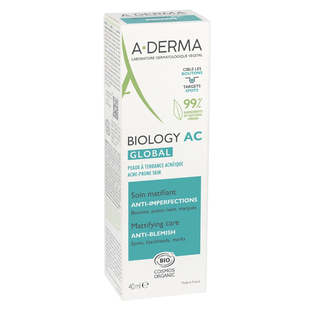 Crema matifianta anti-imperfectiuni Biology AC, 40 ml, A-Derma