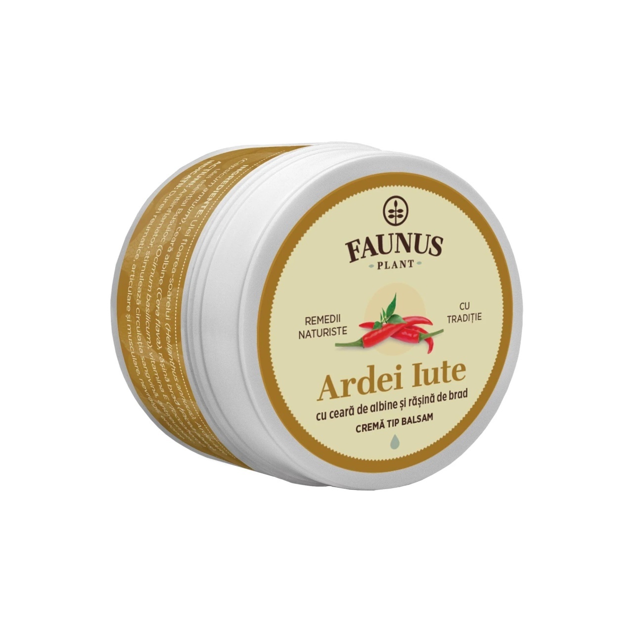 Cremă tip balsam Ardei Iute, 50 ml, Faunus Plant