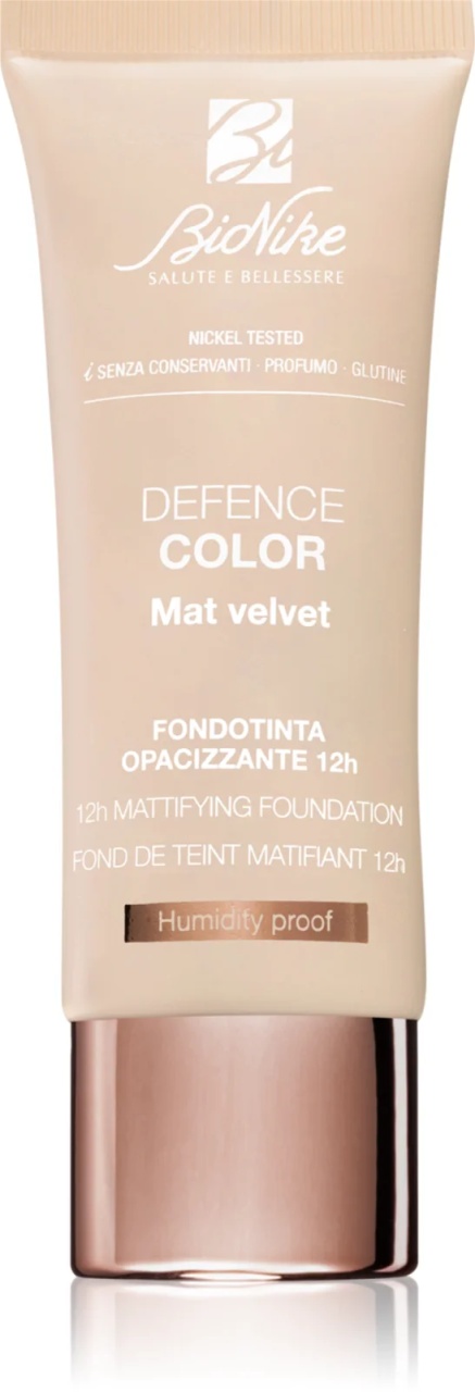 Fond de ten Defence Color Mat Velvet 404 Beige, SPF15, 30ml, Bionike