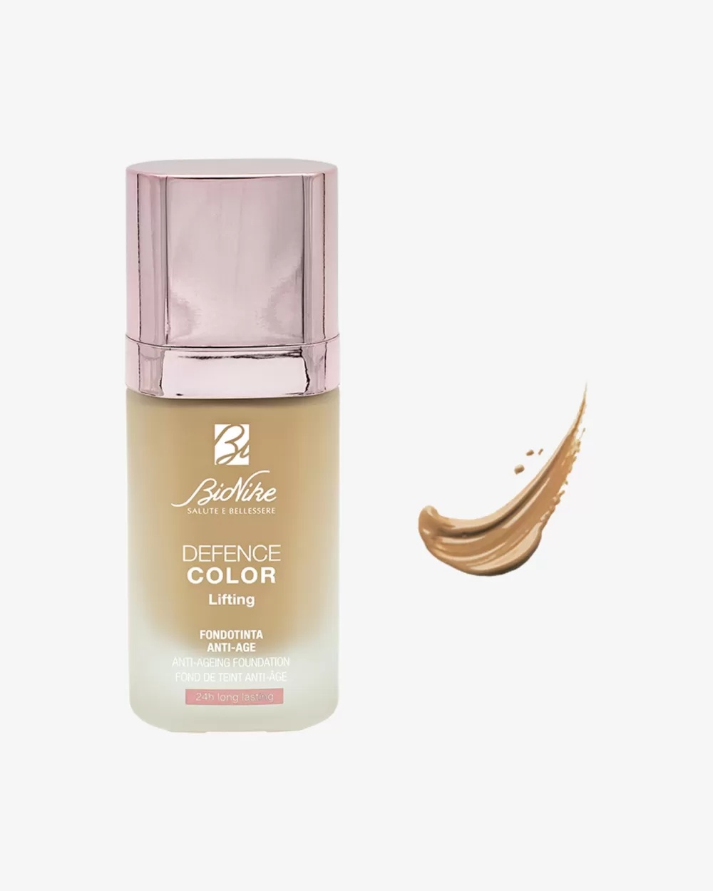 Fond de ten lichid cu efect de lifting Defence Color Anti-Age, 205 Miel, 30ml, Bionike