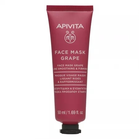 Masca antirid cu ulei de struguri, 50 ml, Apivita
