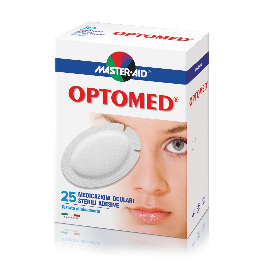 Pansament ocular steril Optomed Master-Aid, 96x66 mm, 25 bucati, Pietrasanta Pharma