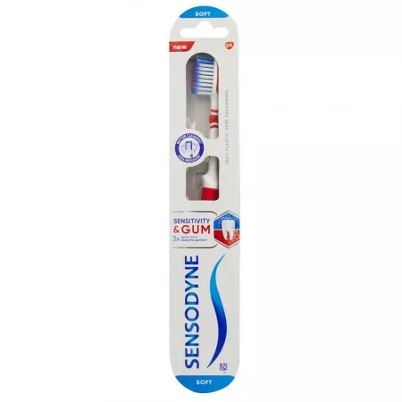 Periuta de dinti Sensitivity & Gum, Soft, 1 bucata, Sensodyne