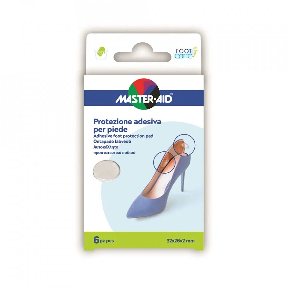 Protectia adeziva pentru laba piciorului, 6 bucati, Foot Care