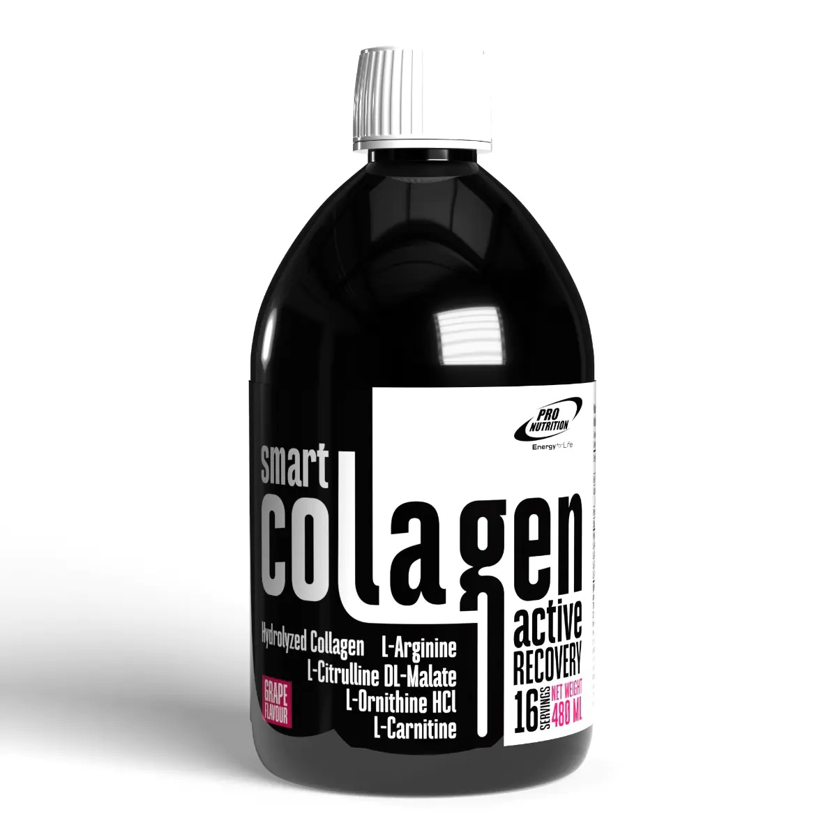 Smart Collagen Active Recovery, aroma de strugure, 480 ml, Pro Nutrition