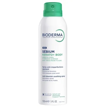 Spray calmant anti-imperfecţiuni pentru corp Sebium Kerato+ Body, 150 ml, Bioderma