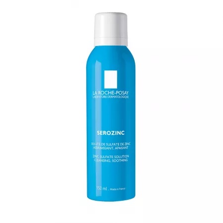 Spray calmant pentru ten iritat si gras cu sulfat de zinc Serozinc, 150 ml, La Roche-Posay