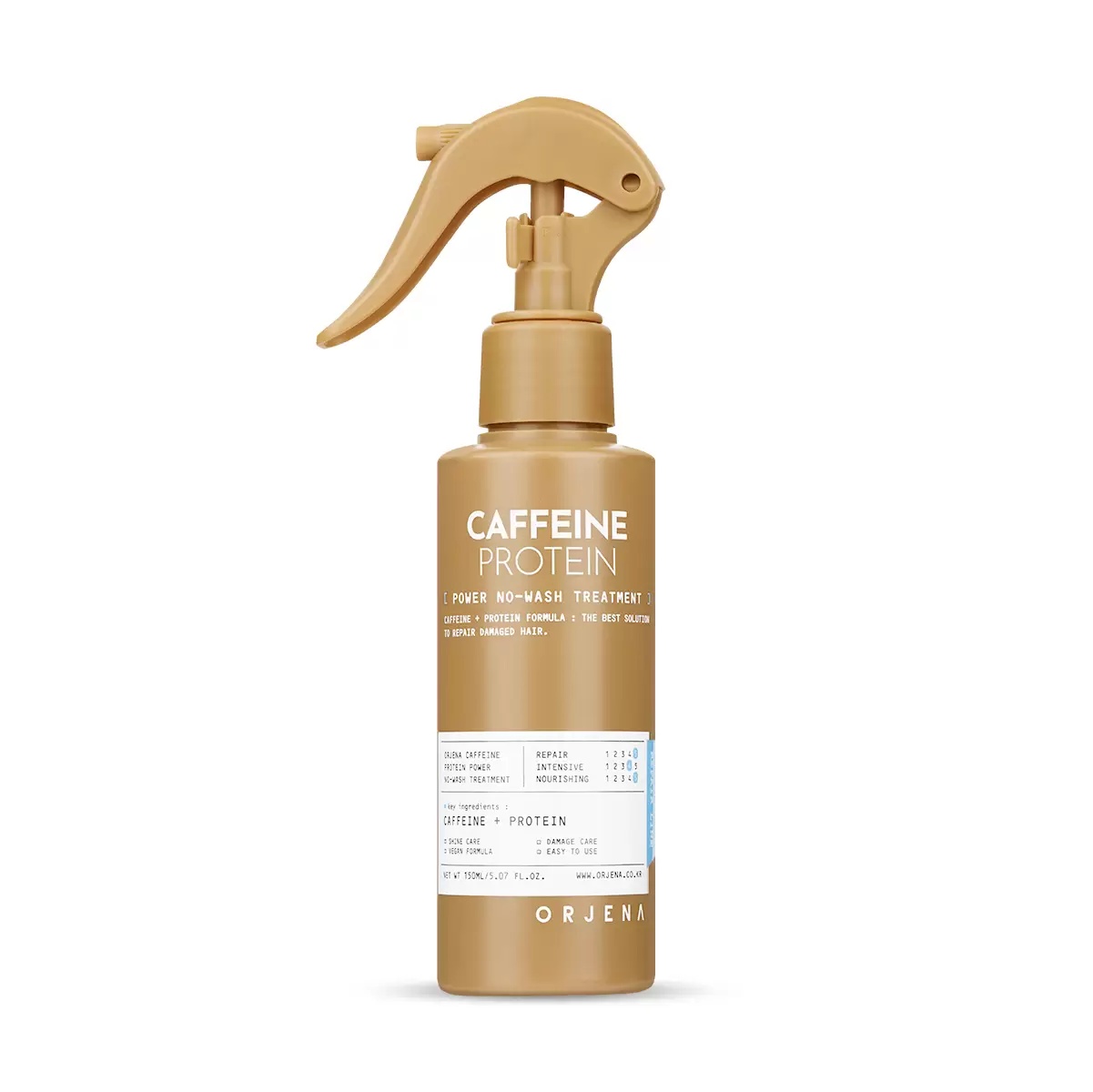 Tratament fara clatire Caffeine Protein Power, 150 ml, Orjena