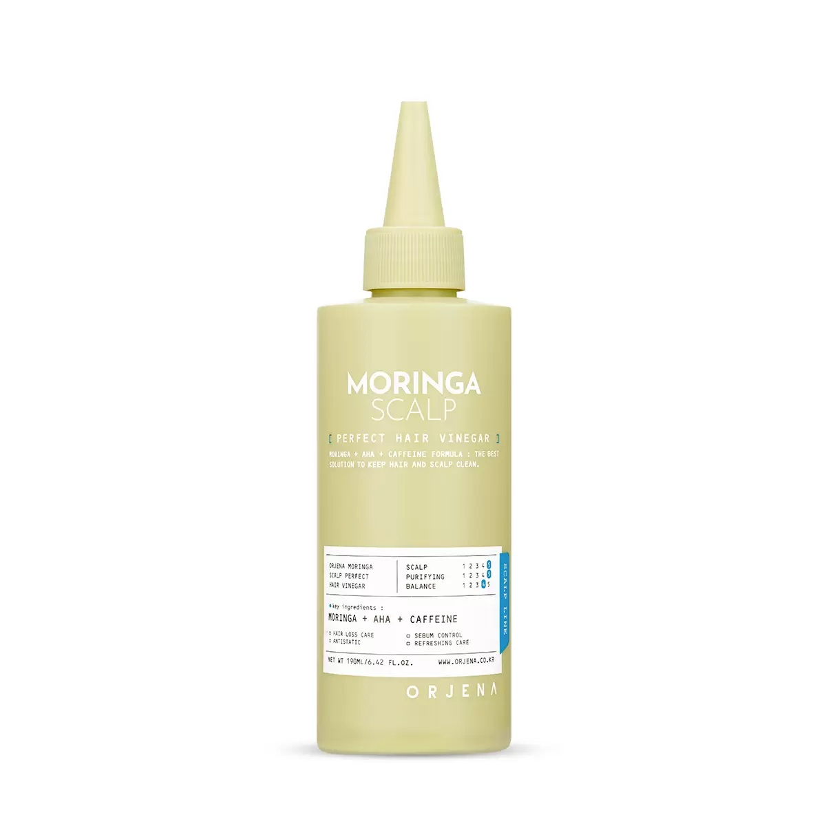 Tratament pentru par Moringa Hair Vinegar, 190ml, Orjena