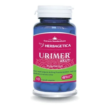 Urimer Akut, 10 capsule, Herbagetica